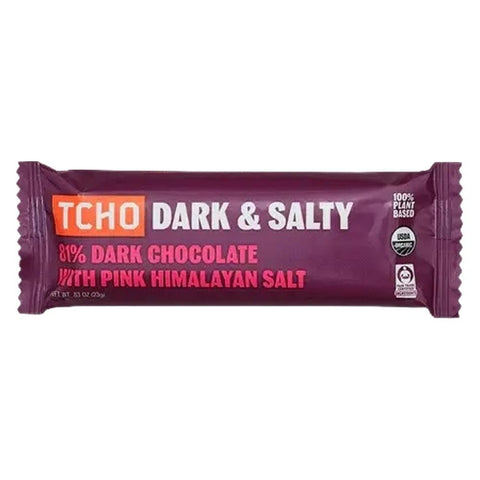 Dark & Salty 81% Dark Chocolate Bar 0.83OZ TCHO