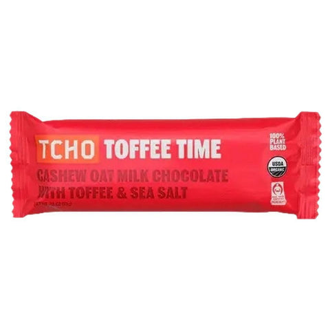 Toffee Time Cashew Oat Milk Chocolate Bar TCHO Chocolate