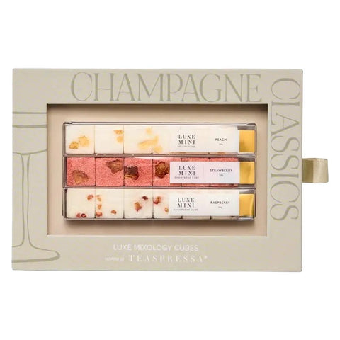 Classic Champagne Cocktail Kit 3CT TEASPRESSA