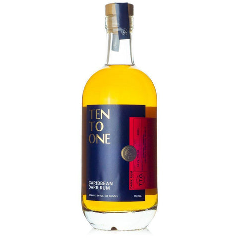 Caribbean Dark Rum 750ML Ten To One