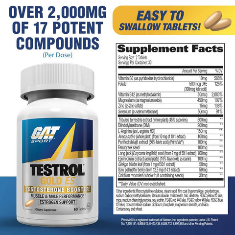 Testrol Gold ES - 60 Tabs