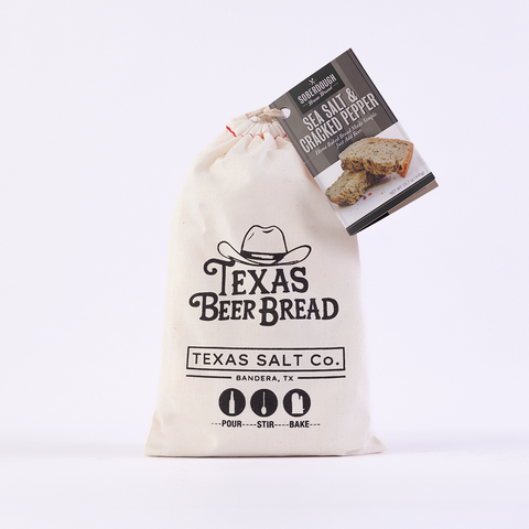 Texas Beer Bread Sea Salt and Cracked Pepper Bread Mix Texas Salt Co
