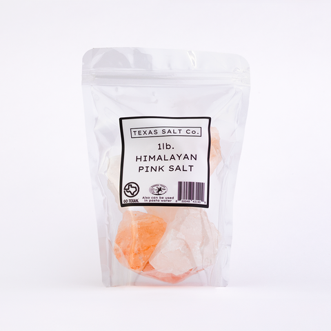 Himalayan Pink Salt Rocks Assorted Size Salt 1 lb Texas Salt Co