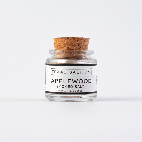 Applewood Smoked Salt Premium Sea Salt Texas Salt Co