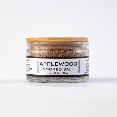 Applewood Smoked Salt Premium Sea Salt Texas Salt Co
