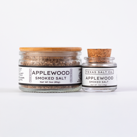 Applewood Smoked Salt Premium Sea Salt Texas Salt Co