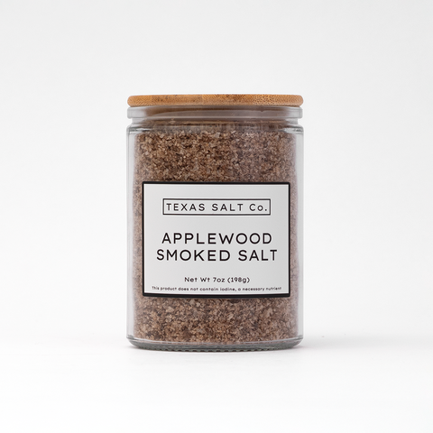 Applewood Smoked Salt Premium Sea Salt Texas Salt Co