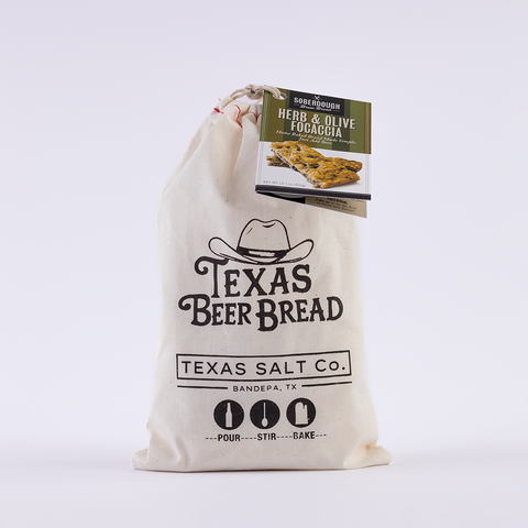 Texas Beer Bread Herb & Olive Focaccia Bread Mix Texas Salt Co