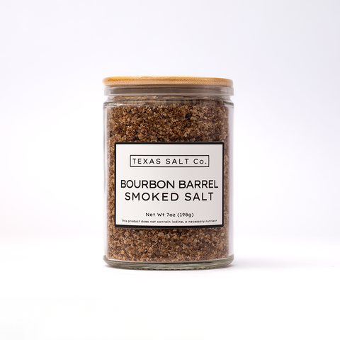 Bourbon Barrel Smoked Salt Smoked Sea Salt Texas Salt Co