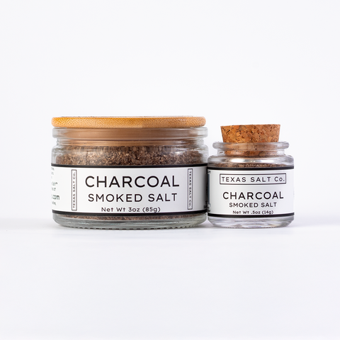 Charcoal Smoked Pacific Ocean Flake Sea Salt