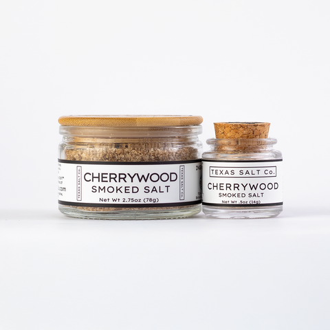 Cherrywood Smoked Sea Salt All-Natural Smoked Salt Texas Salt Co