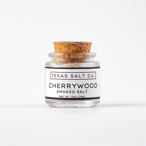 Cherrywood Smoked Sea Salt All-Natural Smoked Salt Texas Salt Co