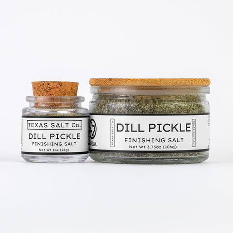 Dill Pickle Finishing Salt Seasoning Texas Salt Co