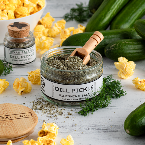 Dill Pickle Finishing Salt Seasoning Texas Salt Co