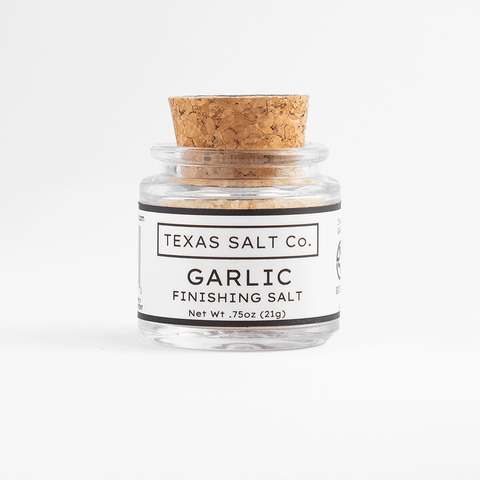Garlic Finishing Salt Seasoning Texas Salt Co