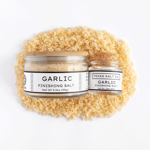 Garlic Finishing Salt Seasoning Texas Salt Co