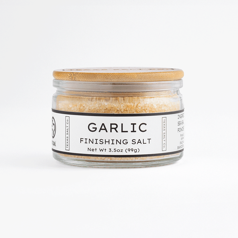 Garlic Finishing Salt Seasoning Texas Salt Co