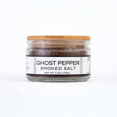Ghost Pepper Smoked Salt Intense Flavor Seasoning Texas Salt Co