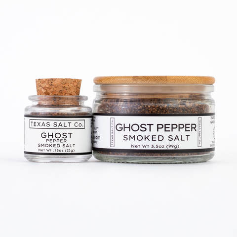 Ghost Pepper Smoked Salt Intense Flavor Seasoning Texas Salt Co