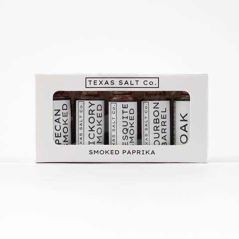 Smoked Paprika Sampler Five Varieties Spice Set Texas Salt Co