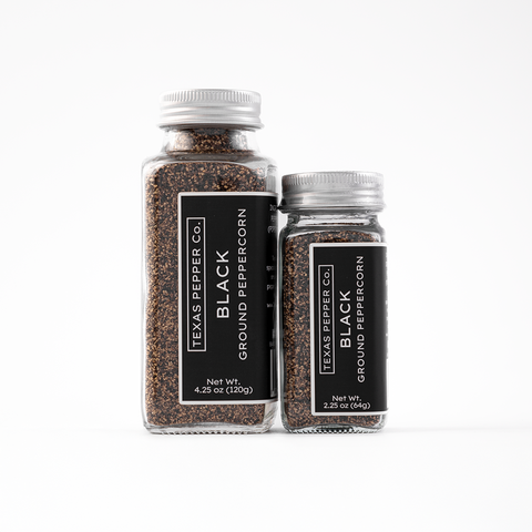 Black Ground Peppercorn Robust Seasoning Pepper Texas Salt Co