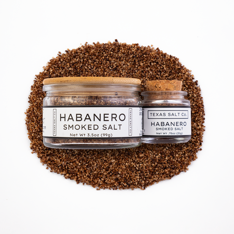 Habanero Smoked Salt Pecan Wood Smoked Salt Texas Salt Co