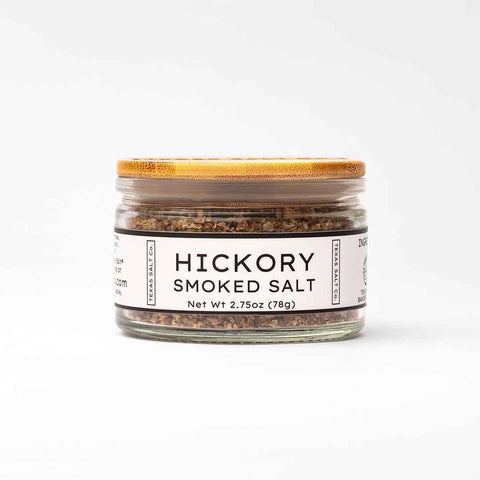 Hickory Smoked Salt Cold Smoked Salt Texas Salt Co