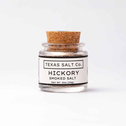 Hickory Smoked Salt Cold Smoked Salt Texas Salt Co