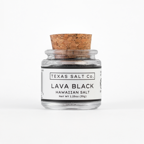 Lava Black Hawaiian Salt Activated Charcoal Sea Salt Texas Salt Co