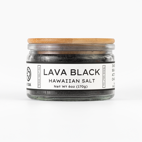 Lava Black Hawaiian Salt Activated Charcoal Sea Salt Texas Salt Co