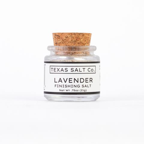 Lavender Finishing Salt Handcrafted Fleur de Sel Sea Salt