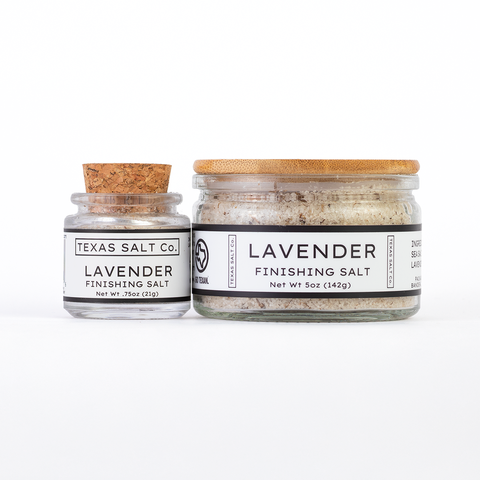 Lavender Finishing Salt Handcrafted Fleur de Sel Sea Salt