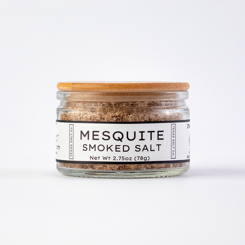 Mesquite Smoked Salt Pure Sea Salt Smoked Salt Texas Salt Co