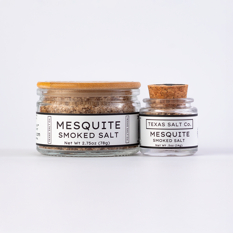 Mesquite Smoked Salt Pure Sea Salt Smoked Salt Texas Salt Co