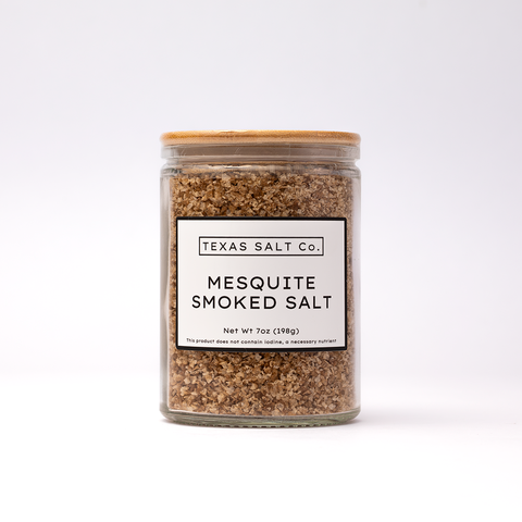 Mesquite Smoked Salt Pure Sea Salt Smoked Salt Texas Salt Co