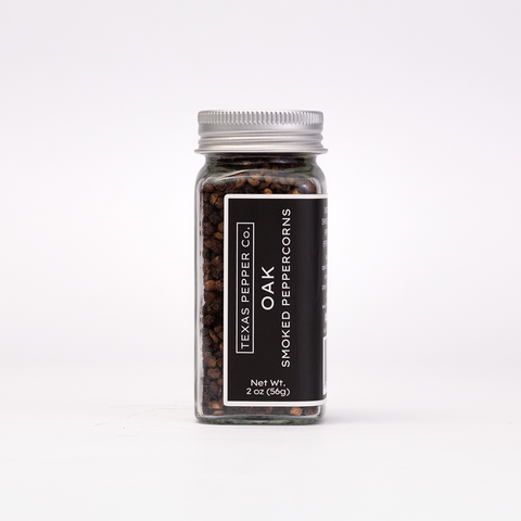 Oak Smoked Half Cracked Peppercorn 2oz Texas Salt Co