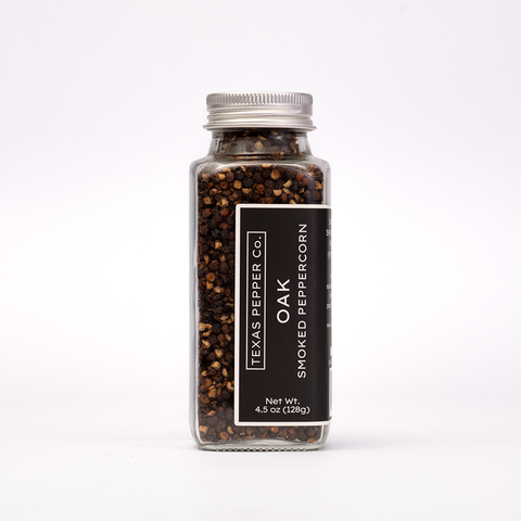 Oak Smoked Half Cracked Peppercorn 2oz Texas Salt Co