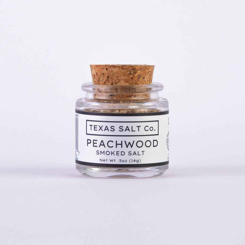 Peachwood Smoked Salt Artisanal Sea Salt Texas Salt Co