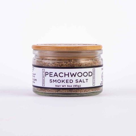 Peachwood Smoked Salt Artisanal Sea Salt Texas Salt Co