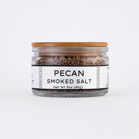 Pecan Smoked Salt Smoked Sea Salt Texas Salt Co