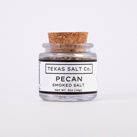 Pecan Smoked Salt Smoked Sea Salt Texas Salt Co