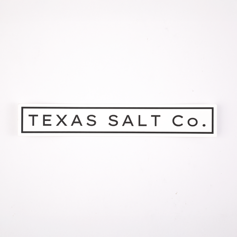 Texas Salt Co Fun 6x1 Inch Sticker Texas Salt Co
