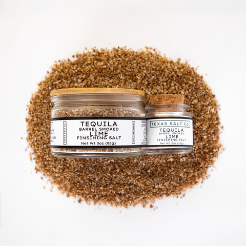 Tequila Barrel Smoked Lime Finishing Salt