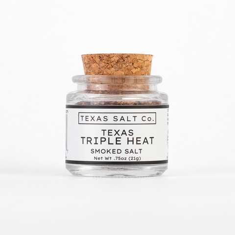 Texas Triple Heat Smoked Salt Spicy Table Seasoning Texas Salt Co