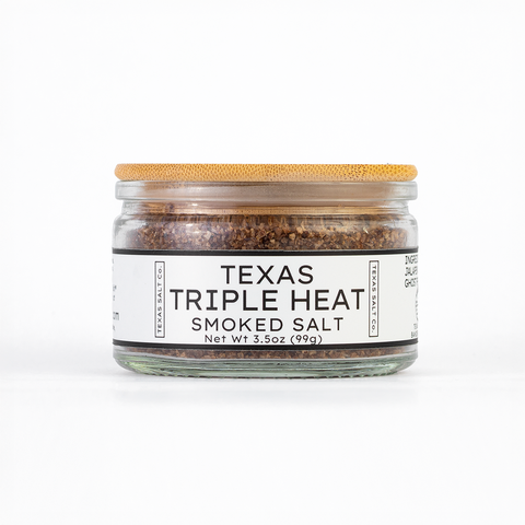 Texas Triple Heat Smoked Salt Spicy Table Seasoning Texas Salt Co