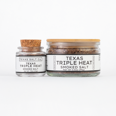 Texas Triple Heat Smoked Salt Spicy Table Seasoning Texas Salt Co