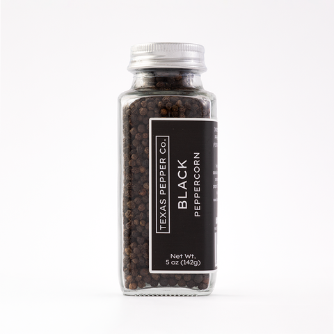 Black Peppercorn Organic Premium Quality Piper Nigrum Texas Salt Co