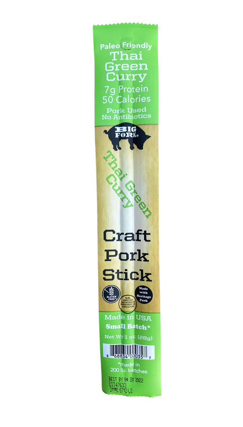 Craft Pork Snack Sticks One Case 20 Sticks Big Fork Brands
