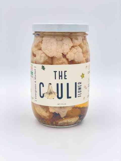 Pickled Cauliflower Crispy 17 oz Jar The Cauliflower