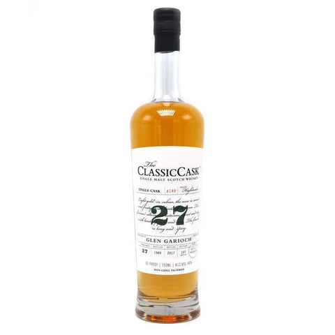 Highland 27yr Single Malt Scotch Whisky Glen Garioch 1989
